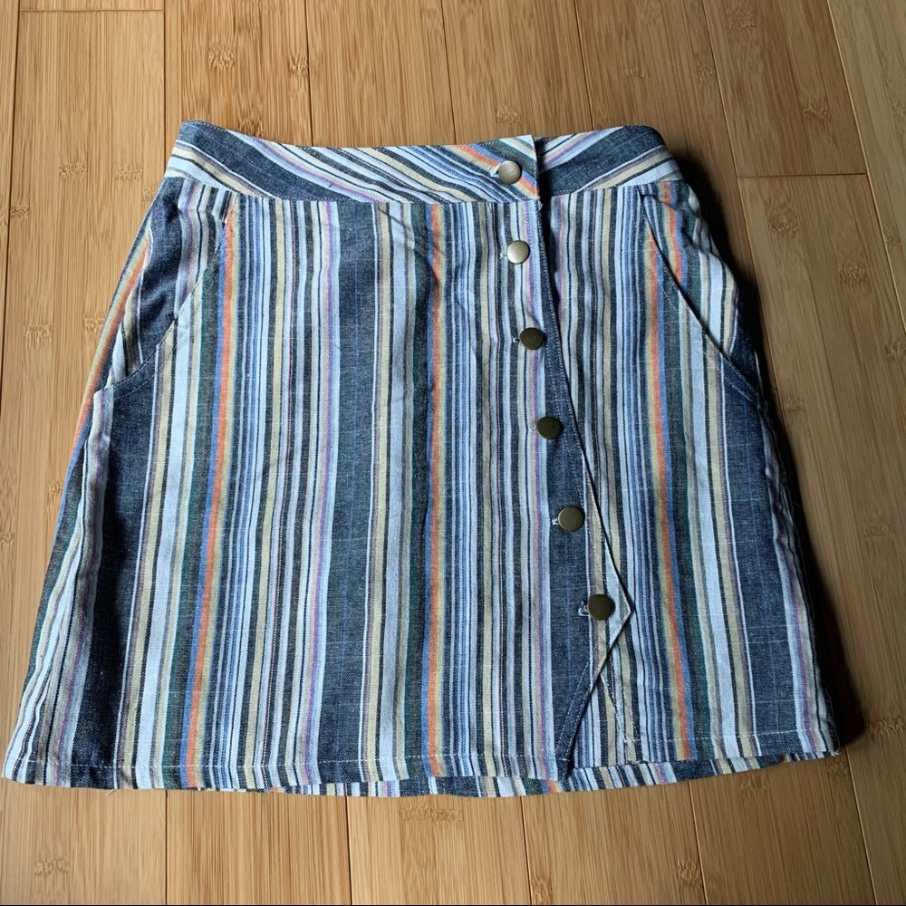 NWOT Altar’d State Striped Skirt
